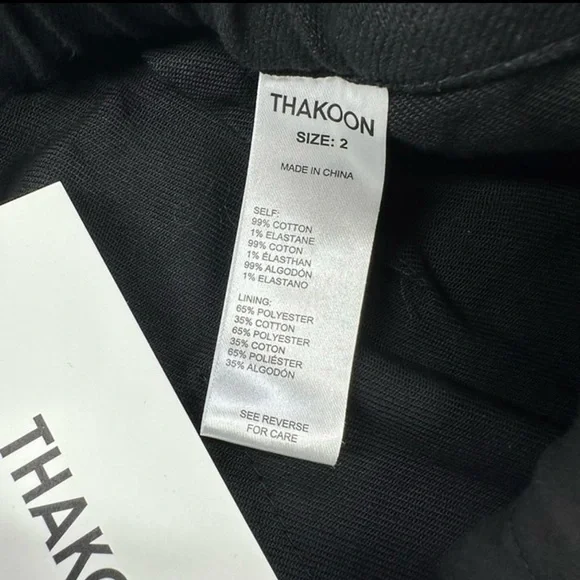 Thakoon Black High Waisted Denim pant. Sz 2. $145 - Picture 10 of 10